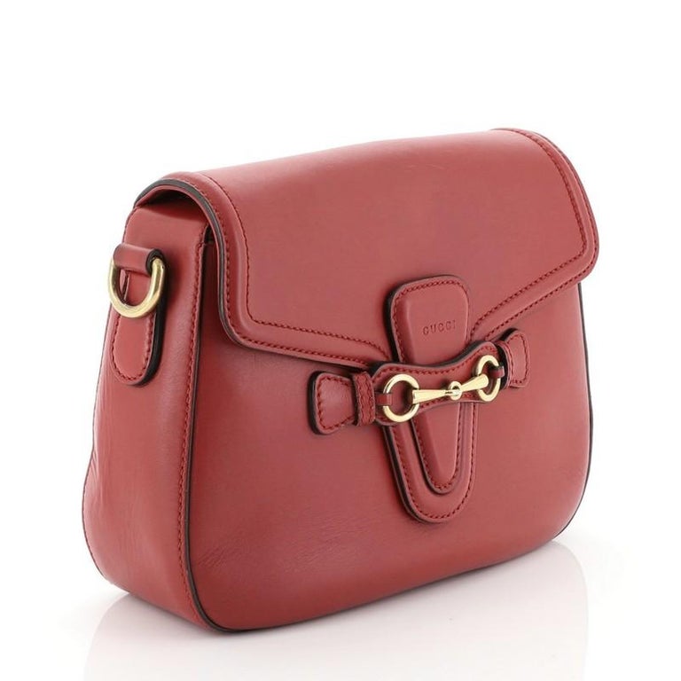 Gucci Lady Web Shoulder Bag Leather Medium For Sale at 1stdibs