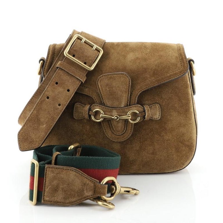 Gucci Lady Web Shoulder Bag Suede Medium at 1stDibs | gucci lady web bag  suede, gucci lady web suede, brown suede bag