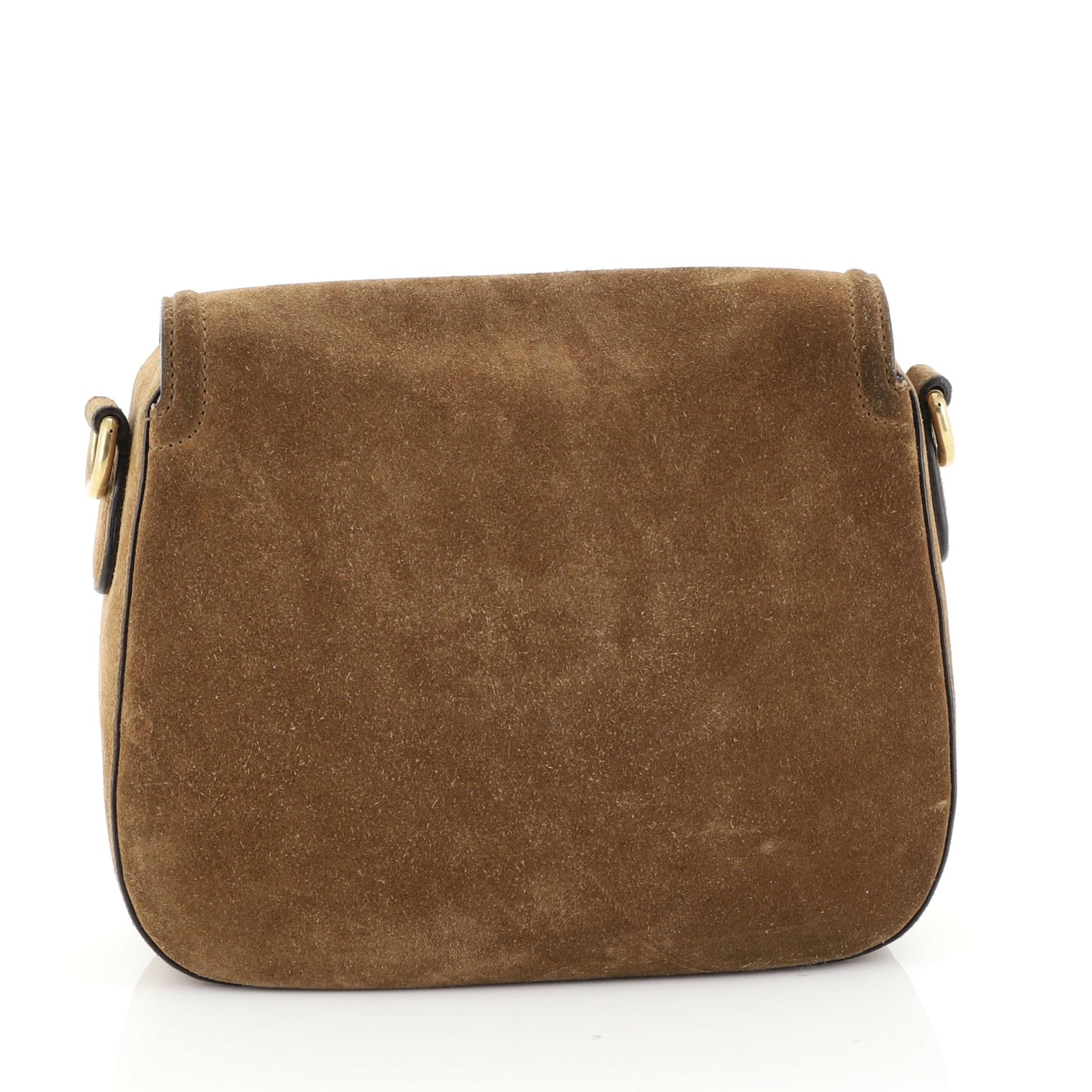 gucci lady web bag suede