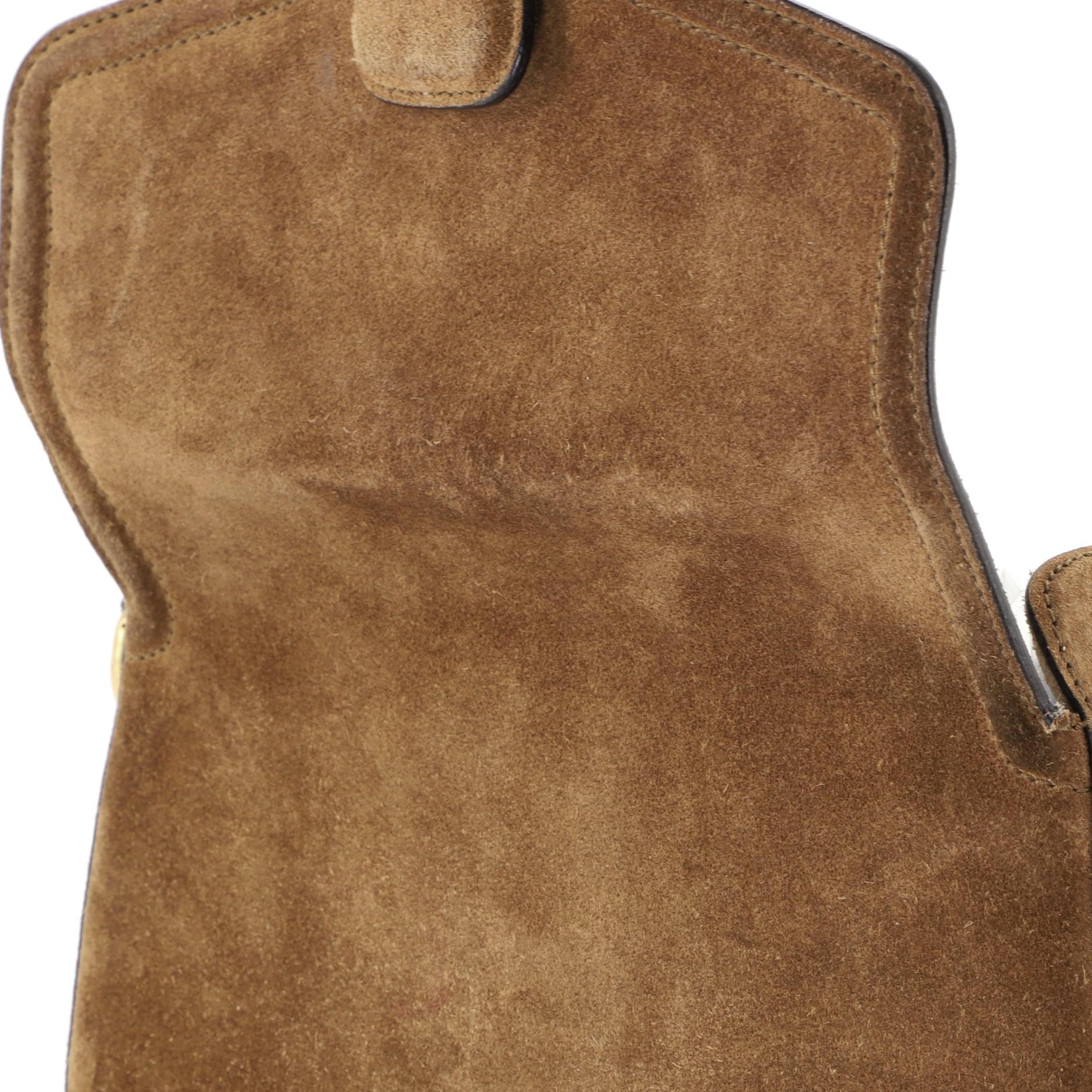 Gucci Lady Web Shoulder Bag Suede Medium 1