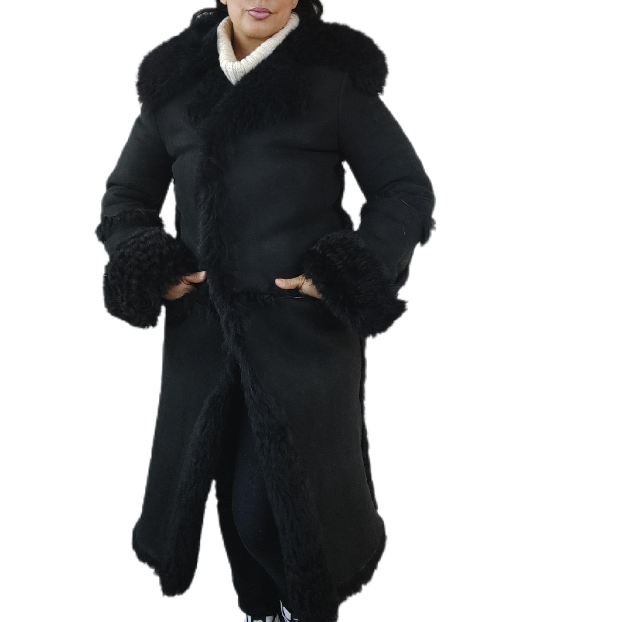 gucci shearling coat