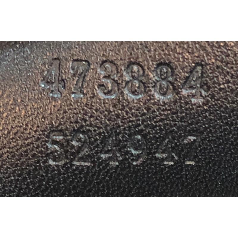 Black Gucci Laptop Sleeve Guccissima Leather