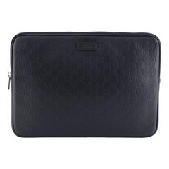 Gucci Laptop Sleeve Guccissima Leather