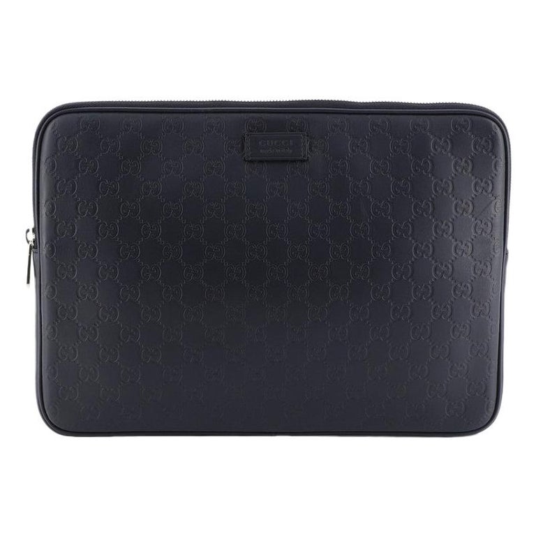 Gucci Laptop Sleeve Guccissima Leather at 1stDibs | branded laptop sleeve
