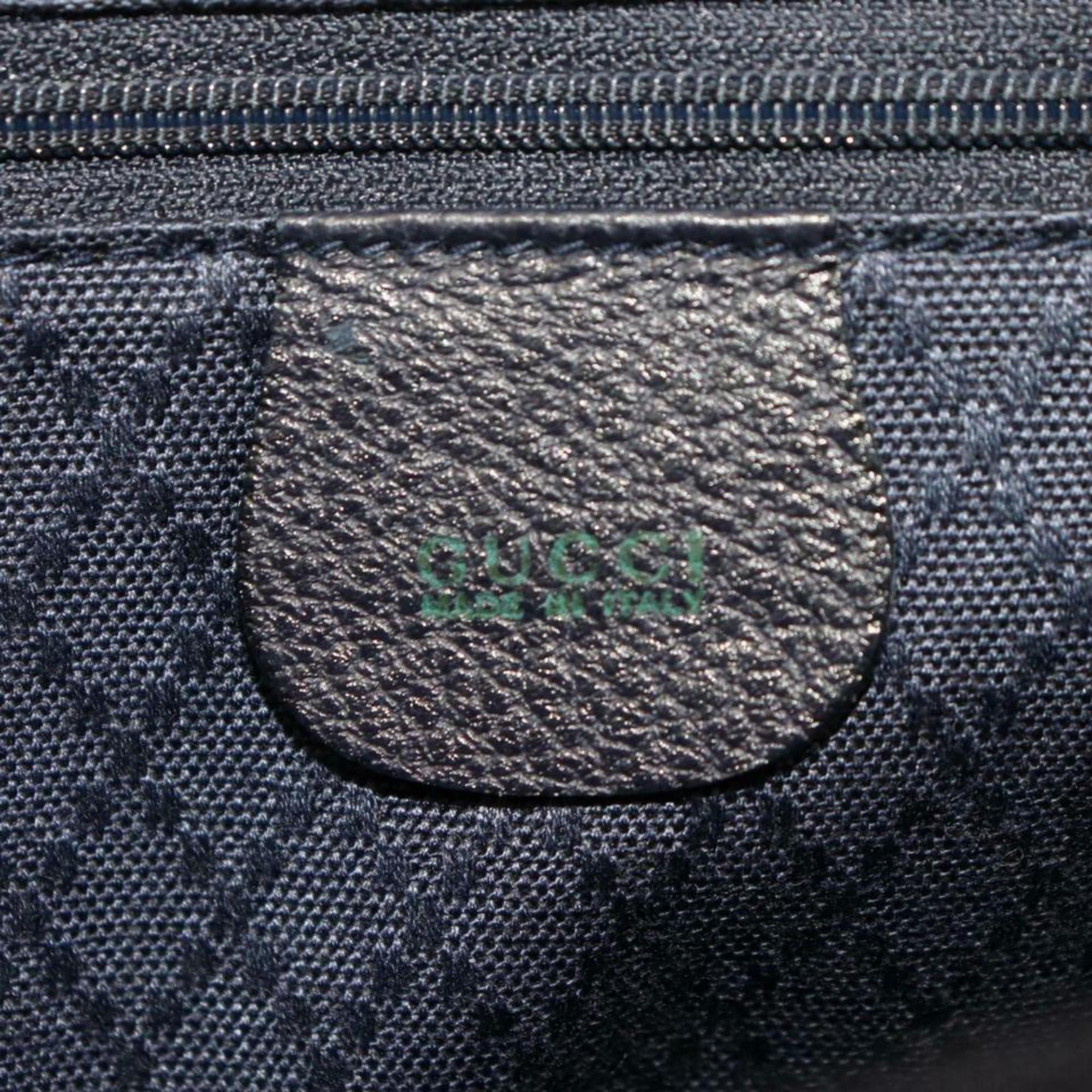 Gucci Large Bamboo Tote 870576 Black Suede Leather Satchel For Sale 8