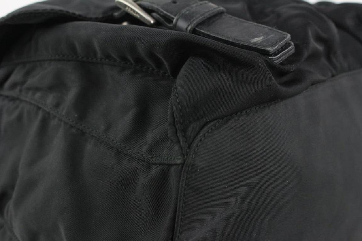 prada Large Black Suede Bamboo Tote 2GU1021 4