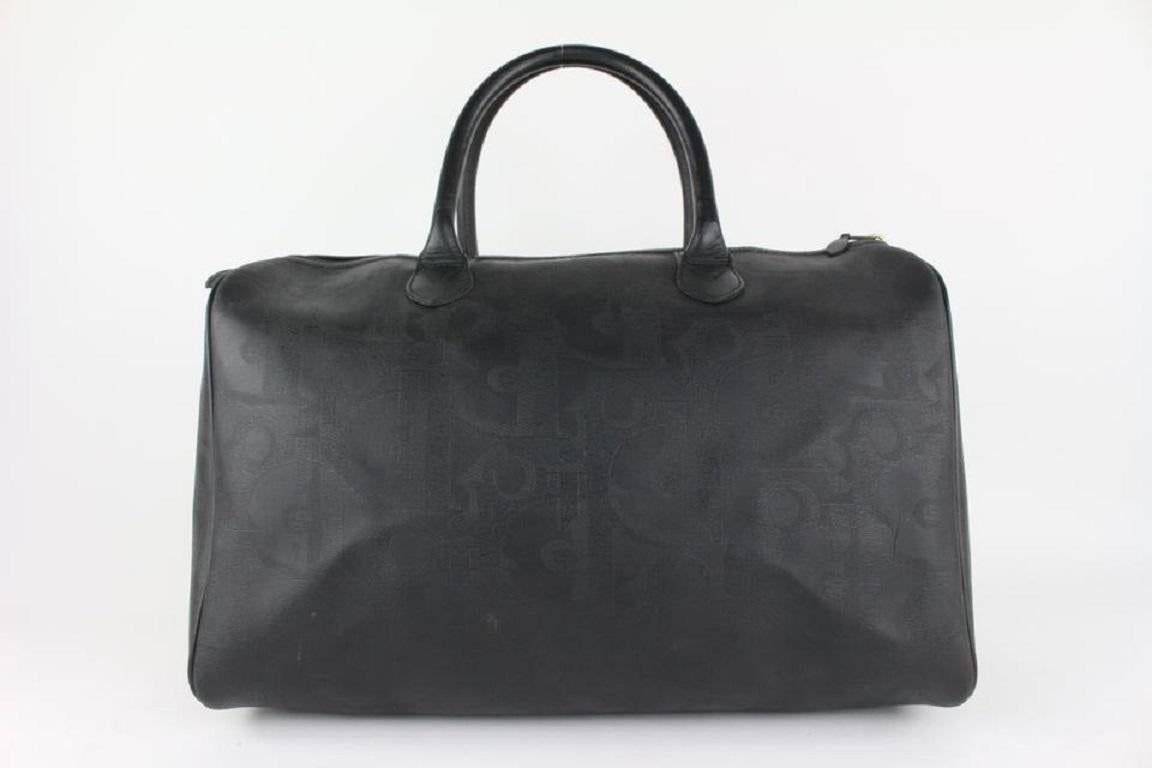 Gucci Large Black Suede Bamboo Tote 2GU1021  For Sale 2