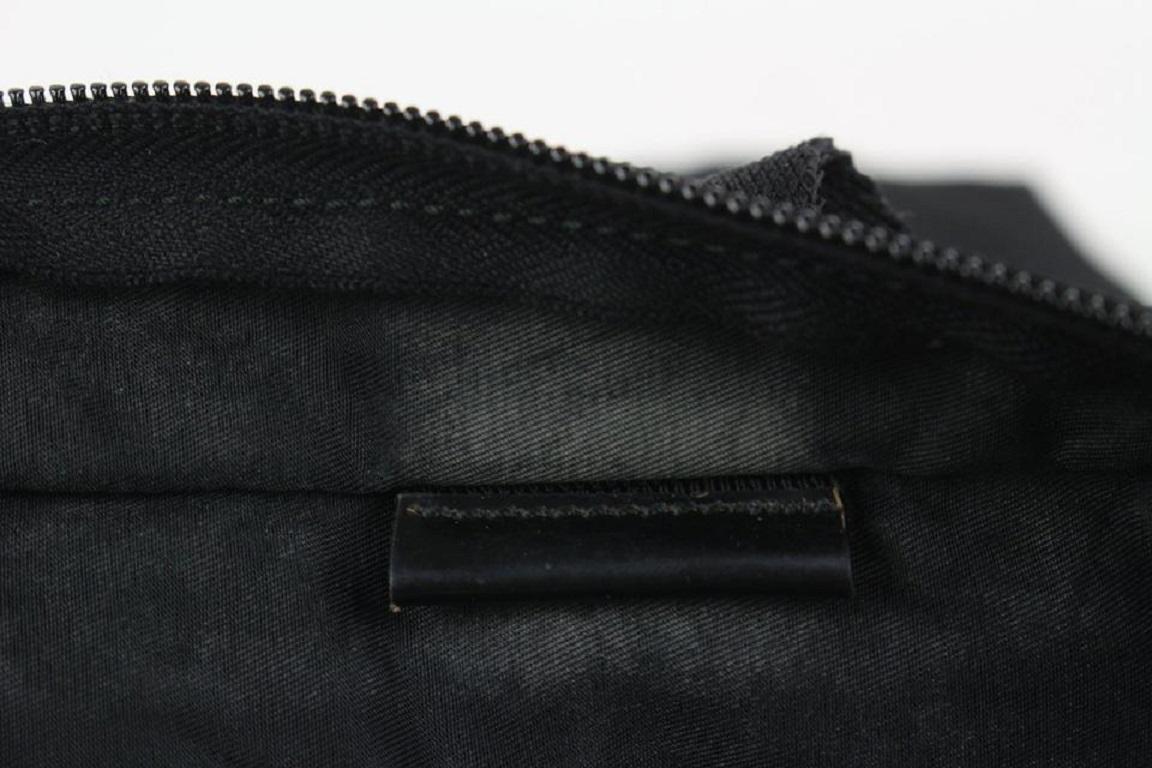 Gucci Large Black Suede Bamboo Tote 2GU1021 5