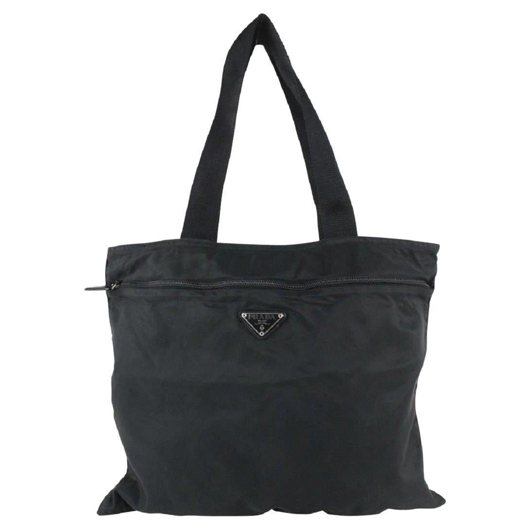 Gucci Large Black Suede Bamboo Tote 2GU1021 For Sale