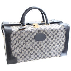 Gucci Black Patent Vanity Lunch Box Top Handle Bag 734gks324