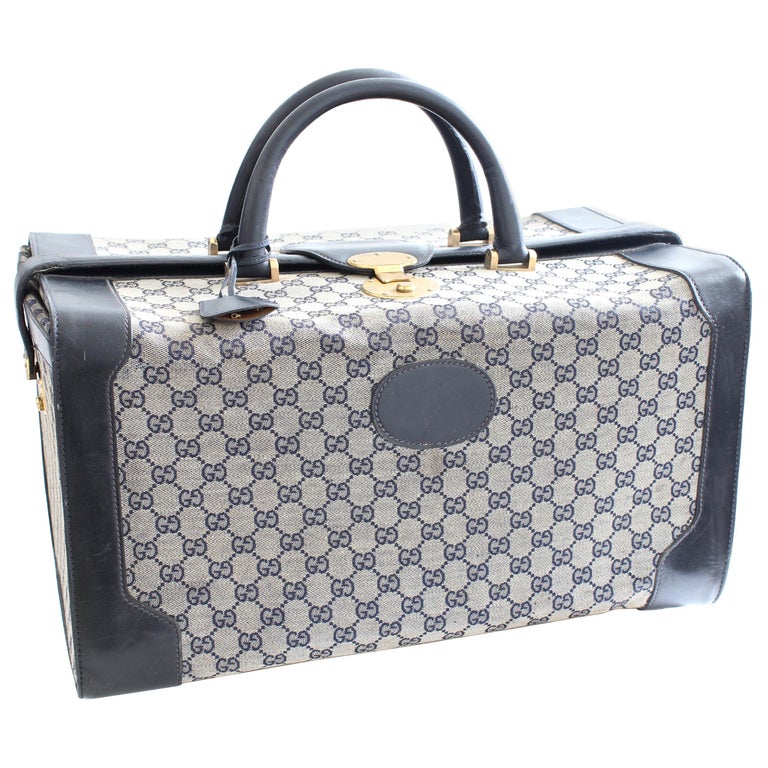 GG Canvas Duffel Bag in Black - Gucci