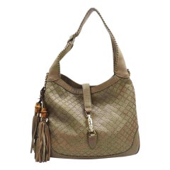 Gucci Large Fringe Diamante Jackie O Hobo 860619