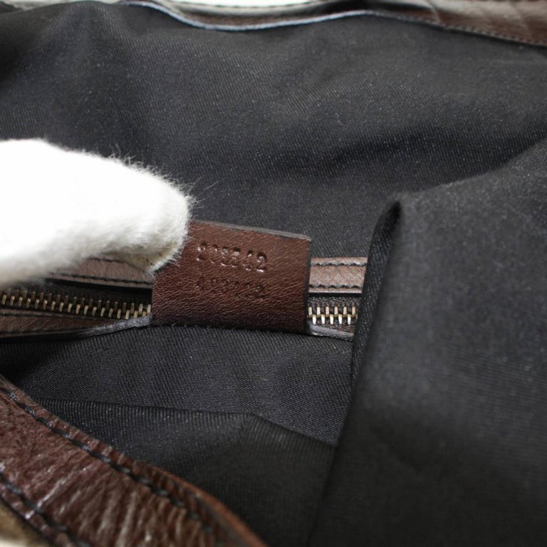 Gucci Large Jockey Hobo 868202 Brown Suede Leather Shoulder Bag For ...