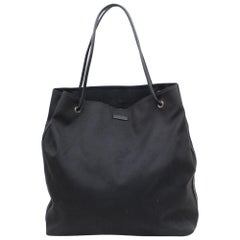 Gucci Large Shopper 868899 Black Canvas Tote
