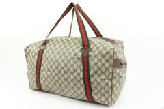 Gucci Large Supreme GG Web Boston Duffle bag 80gz422s