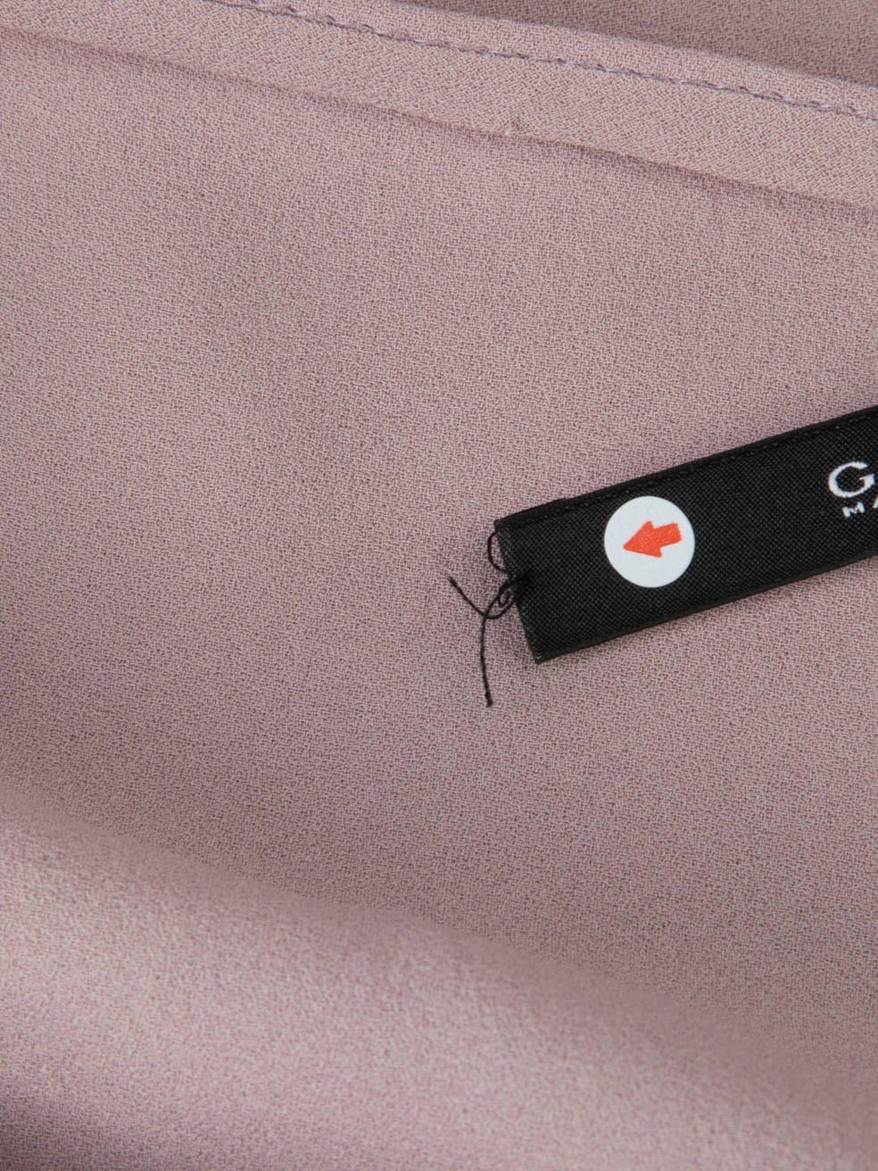Gucci Lavender Silk Cowl Neck Blouse Size S For Sale 3
