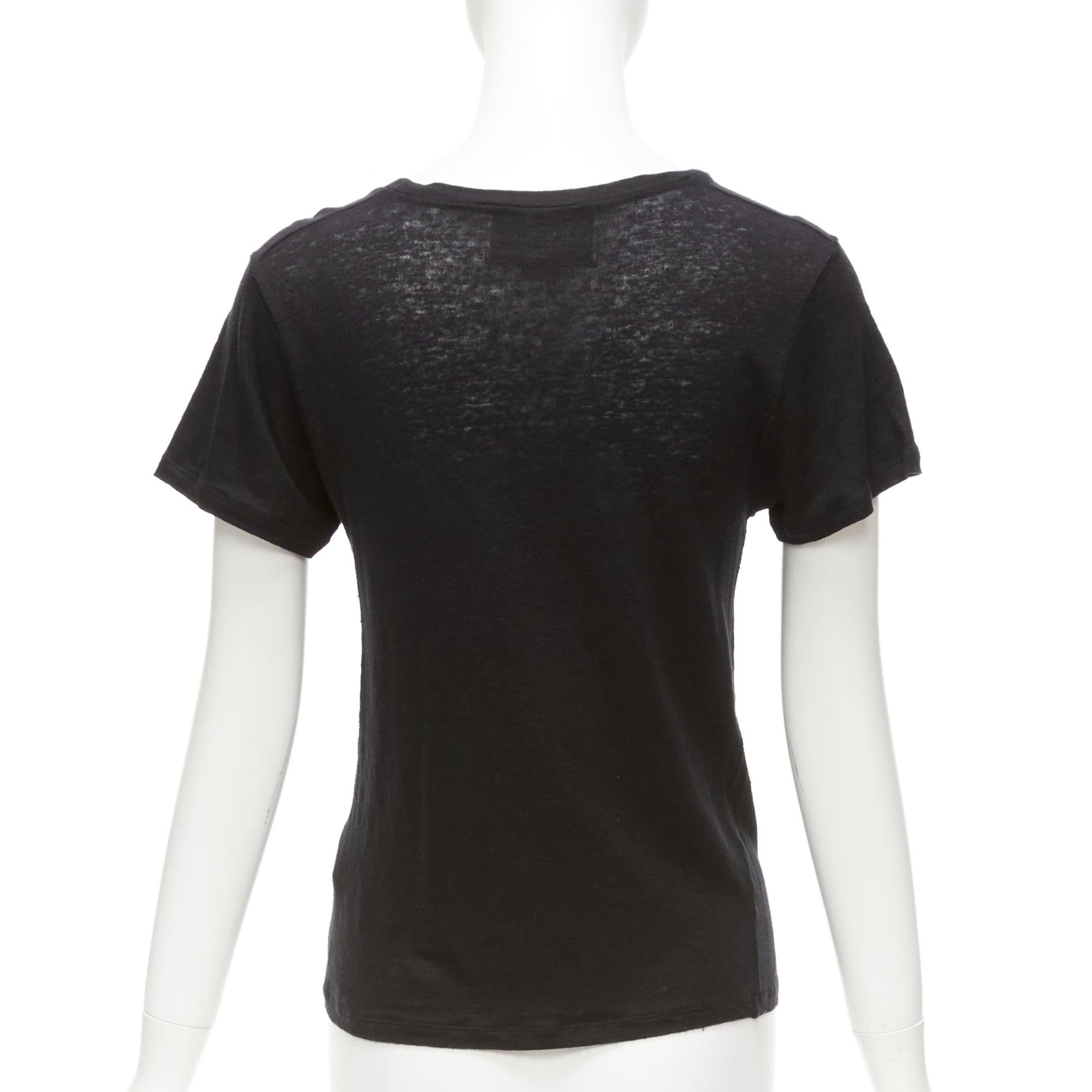 Gucci L'aveugle Par Amour lin noir marron tigre rose patch tshirt XXS Pour femmes en vente