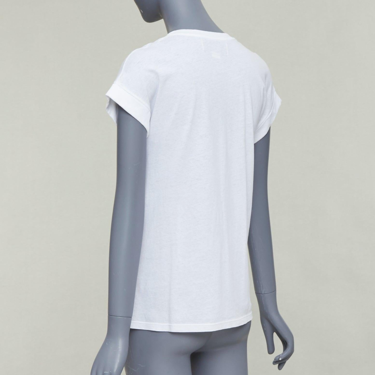 Gucci L'Aveugle Par Amour - tshirt ricamata con farfalla bianca XS in vendita 1