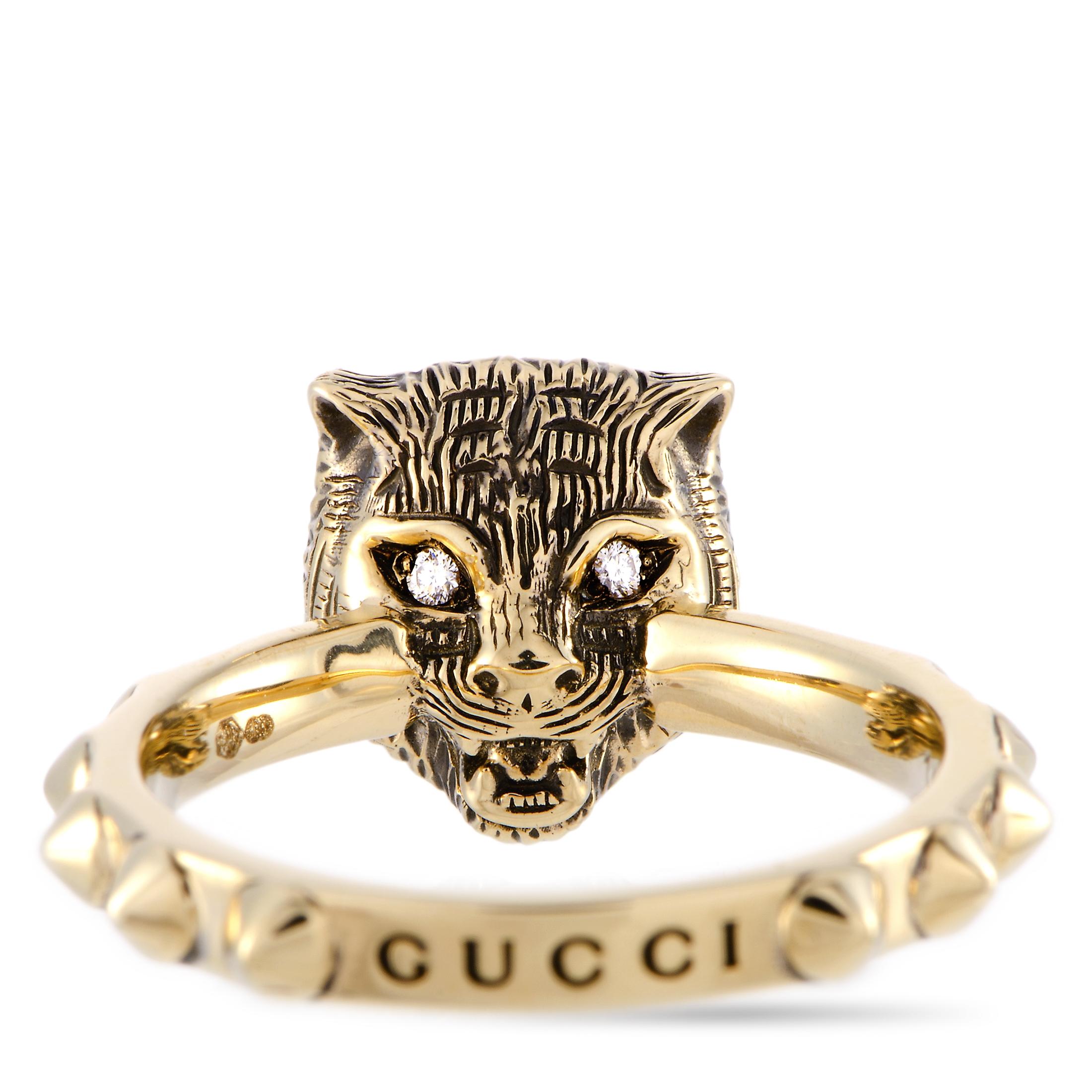 gucci animal ring