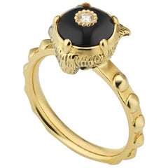 Gucci Le Marché des Merveilles Black Onyx Ladies Ring YBC502868004