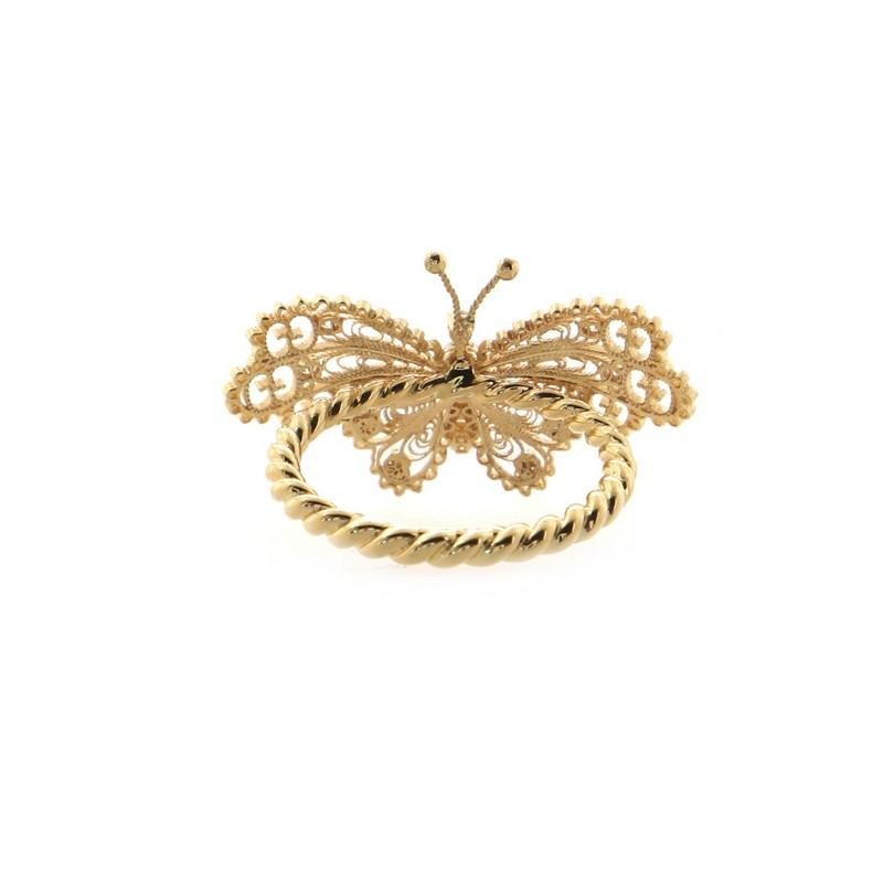 gucci butterfly ring