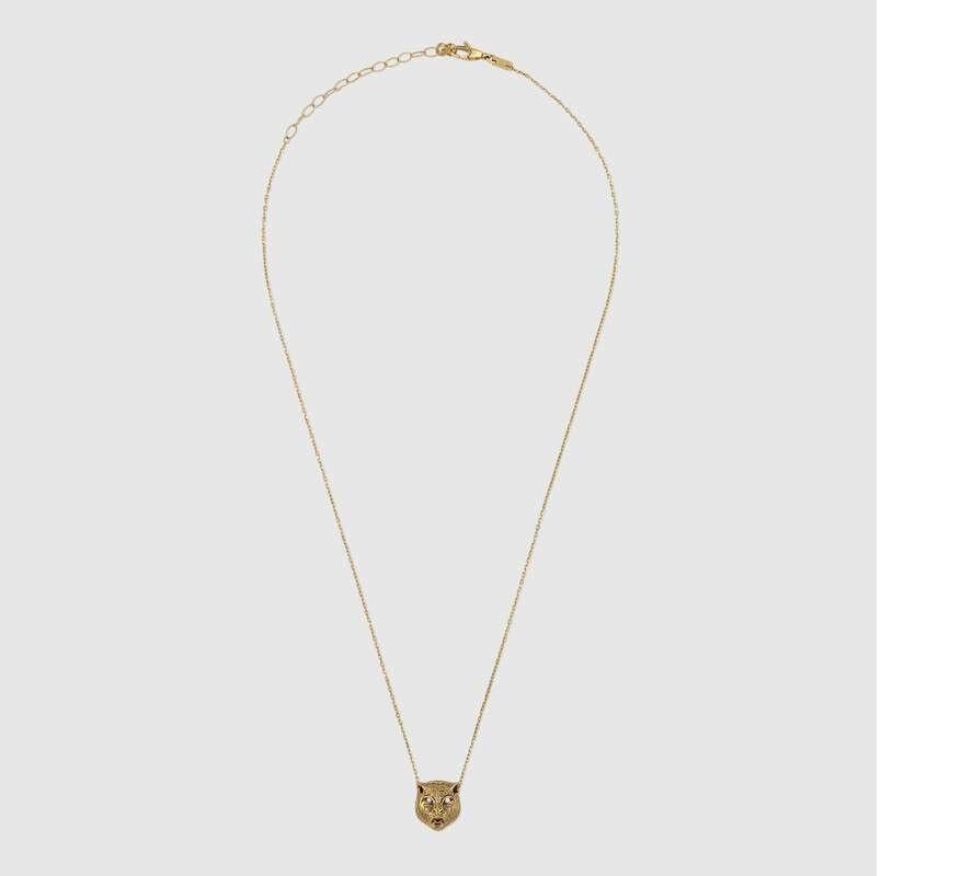 Gucci Le Marché des Merveilles Carved Black Onyx and Diamond YBB502808001 In New Condition In Wilmington, DE