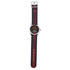 Gucci Le Marché des Merveilles Nylon Strap Watch YA126495