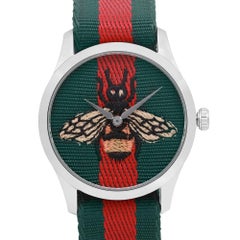 Gucci Le Marche des Merveilles Edelstahl Quarz- Unisex-Uhr YA1264060