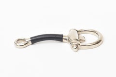 Apribottiglie Gucci in pelle e cromo, articoli da bar vintage