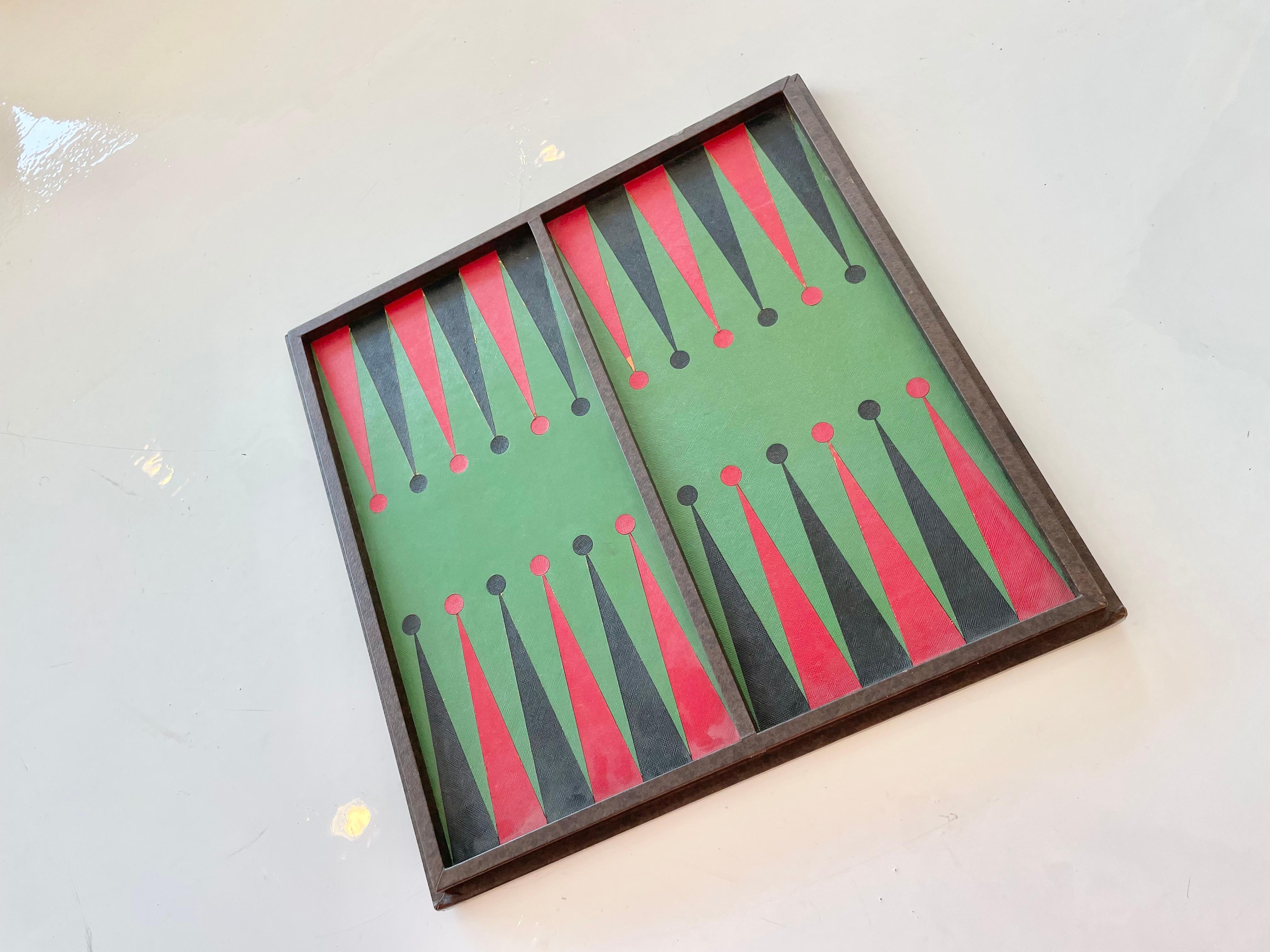Gucci Leather Backgammon and Chess Set 8