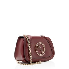 Gucci Leather Blondie Chain Small Shoulder Bag