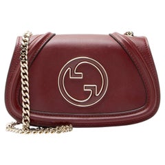 Gucci Leather Blondie Chain Small Shoulder Bag