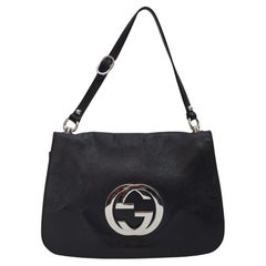 GUCCI 80s Navy Leather Blondie Bag — Garment