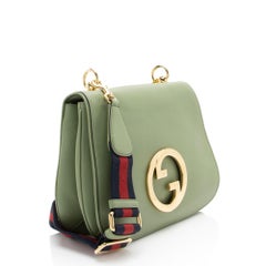 Bolso de hombro mediano «Blondie» de piel de Gucci