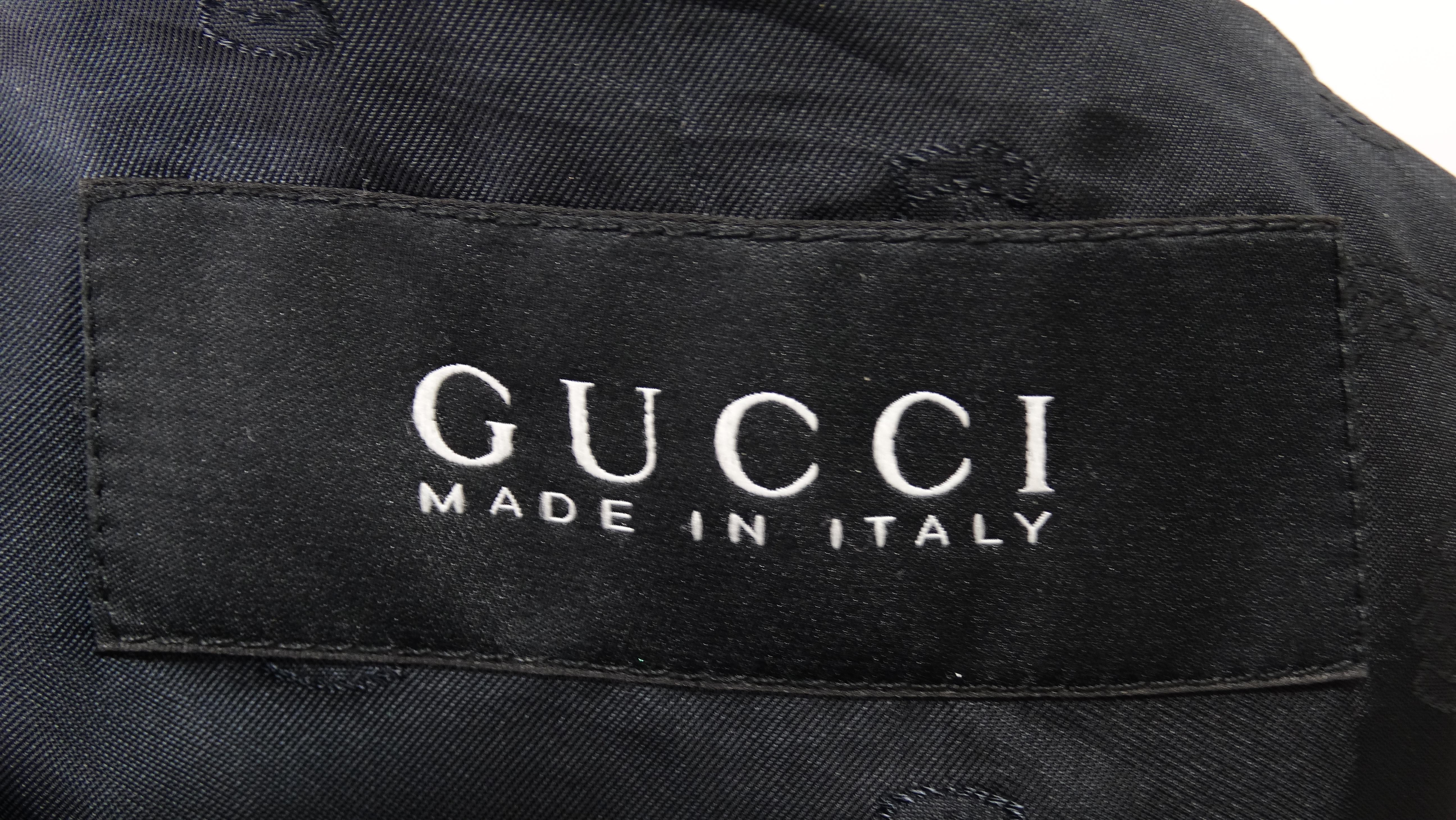 Gucci Leather Bomber Jacket 2