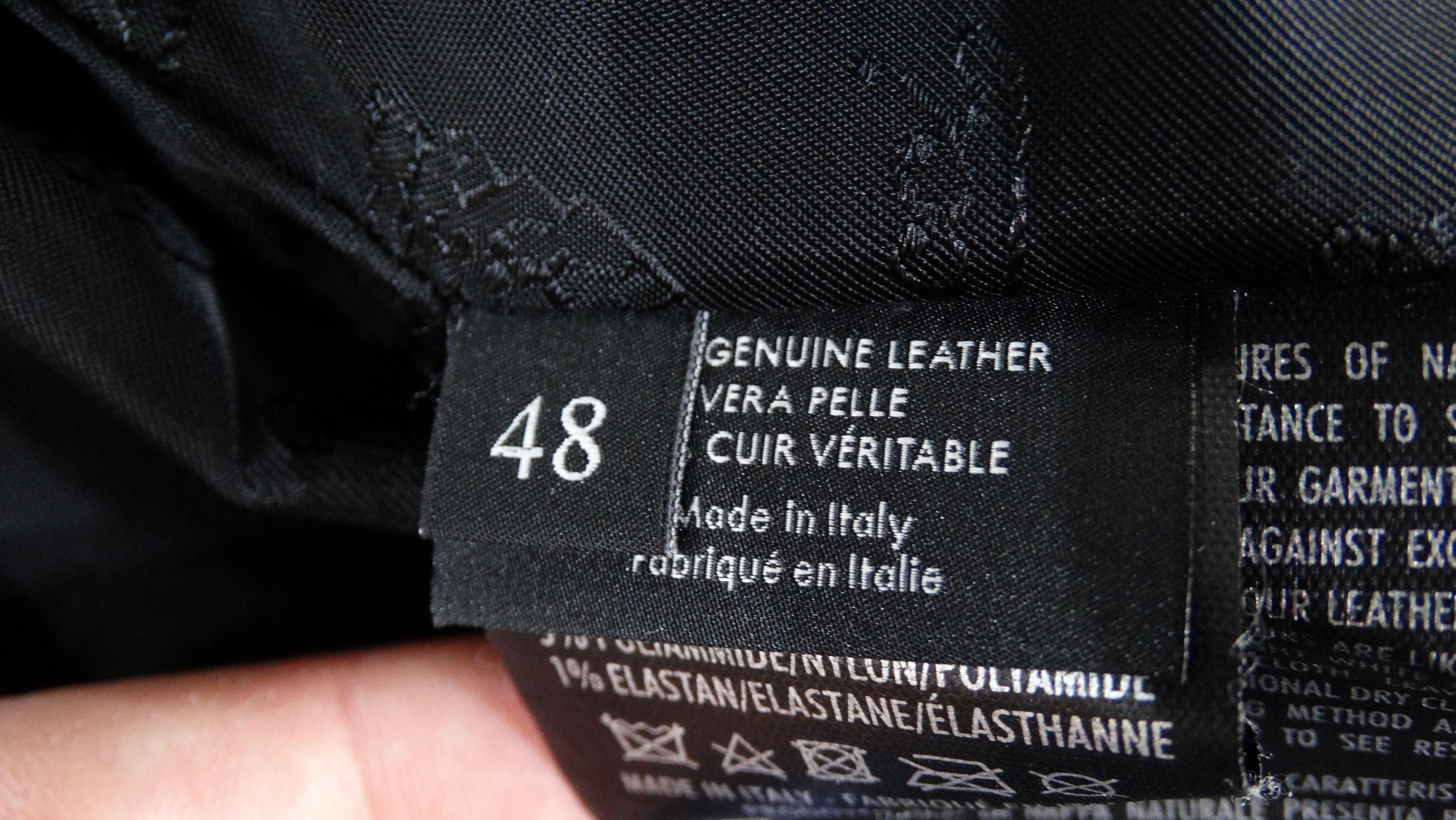 Gucci Leather Bomber Jacket 3