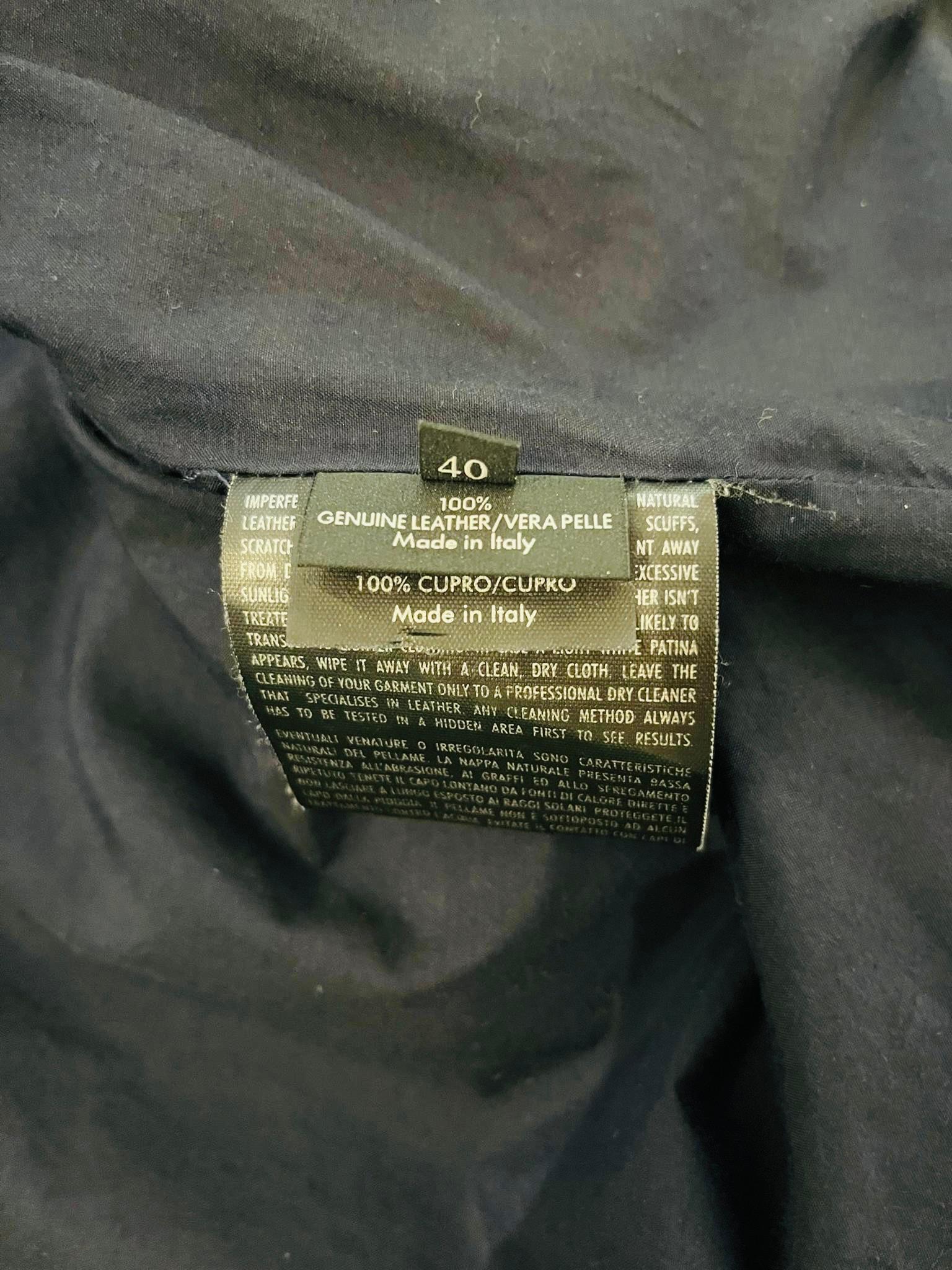 Gucci Leather Bomber Jacket 5