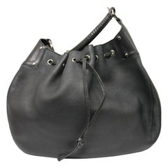 Gucci Leather Bucket Shoulder Bag