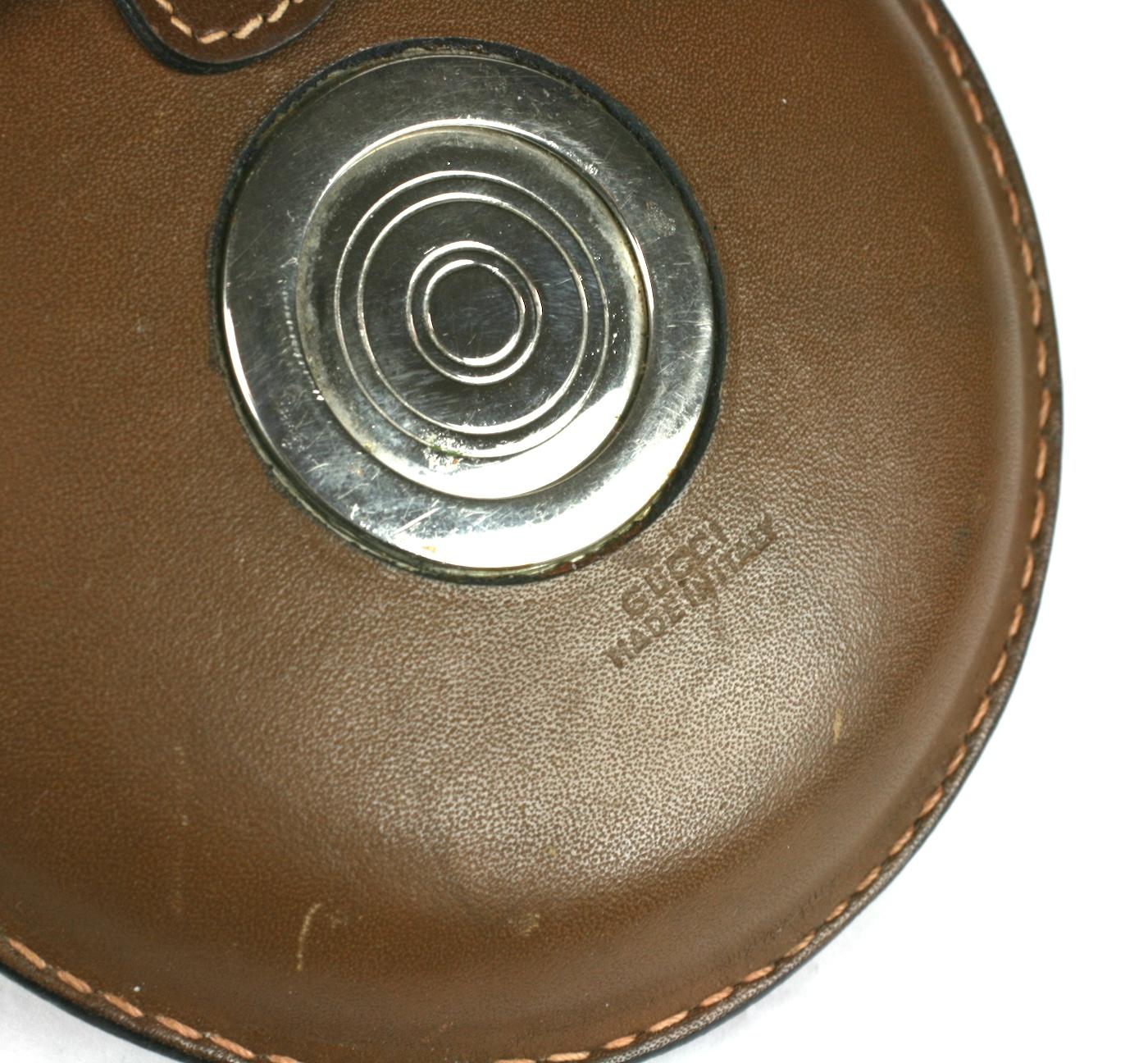 Gucci Leather Clad Flask In Good Condition For Sale In New York, NY