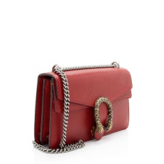 Gucci Leather Crystal Dionysus Medium Shoulder Bag