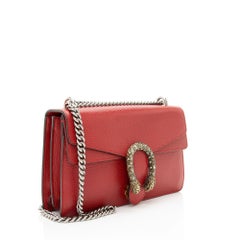 Gucci Leather Crystal Dionysus Medium Shoulder Bag