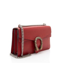 Gucci Leather Crystal Dionysus Medium Shoulder Bag