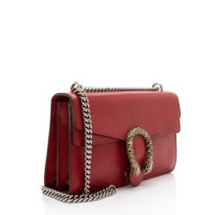 Gucci Leather Crystal Dionysus Medium Shoulder Bag