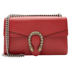 Gucci Leather Crystal Dionysus Medium Shoulder Bag