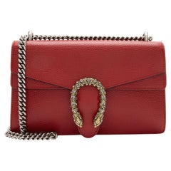 Gucci Leather Crystal Dionysus Medium Shoulder Bag