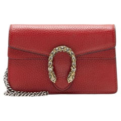 Gucci Leather Crystal Dionysus Mini Shoulder Bag