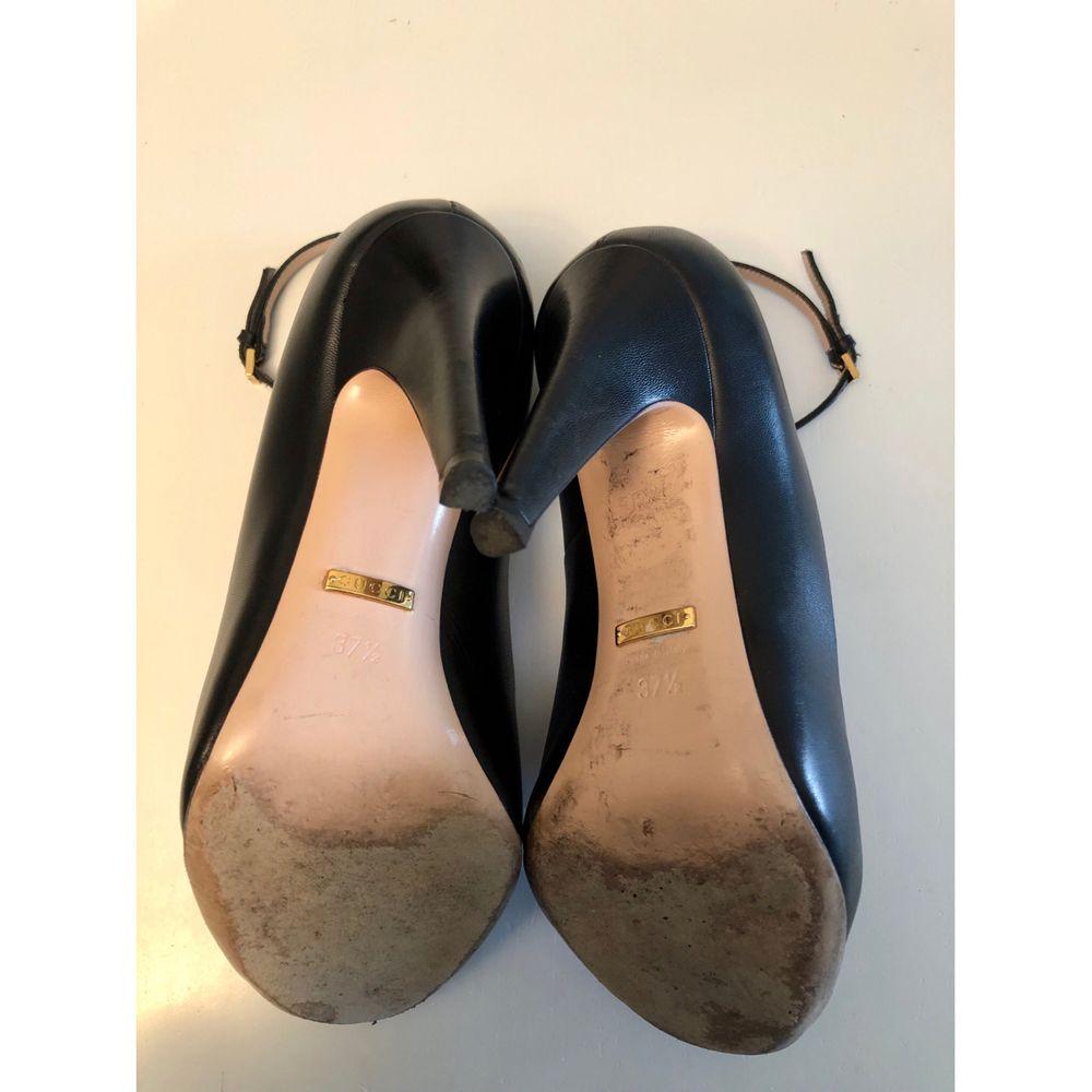 Gucci Leather Heels in Black 1