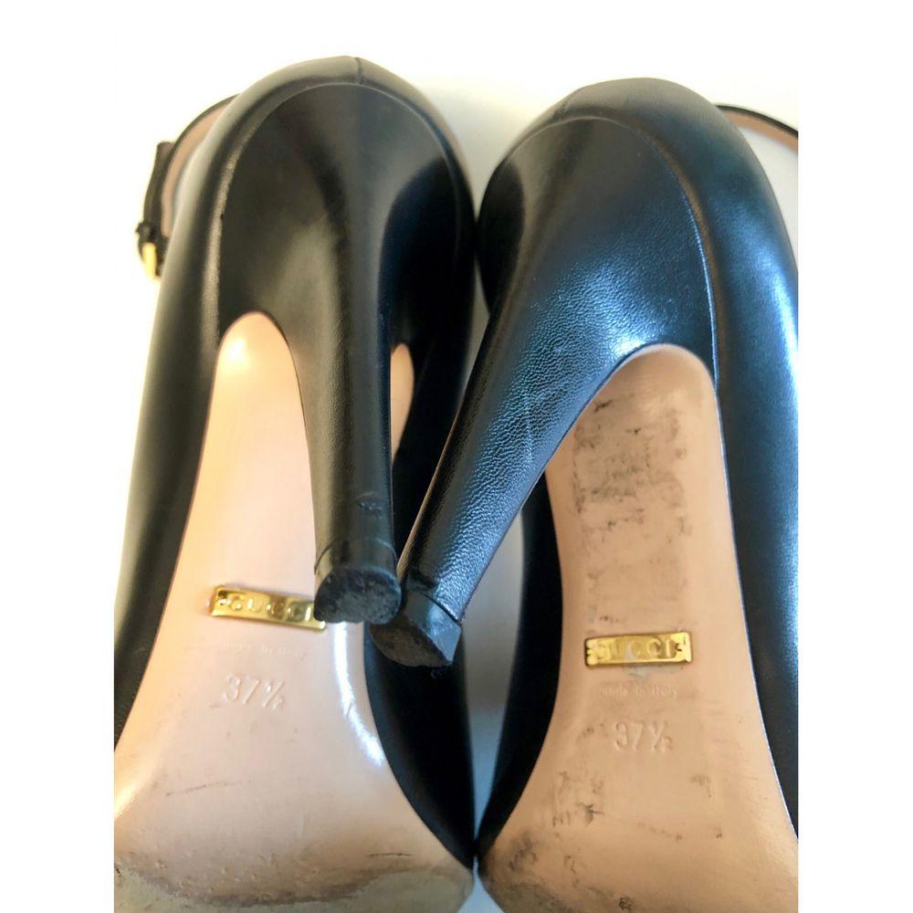 Gucci Leather Heels in Black 2