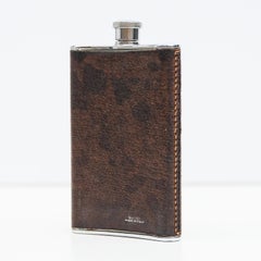 Gucci Leather Hip Flask 1970