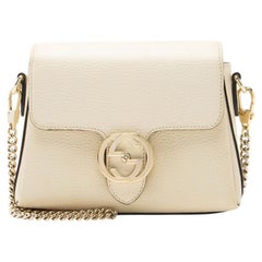 Gucci Leather Interlocking G Small Crossbody